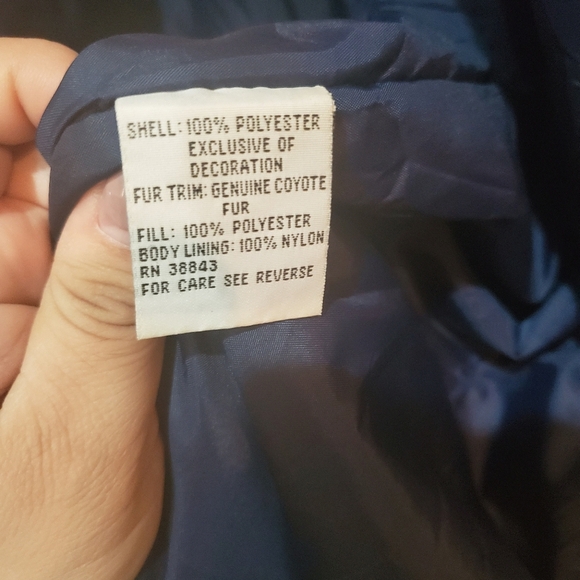 Izzi vintage blue jacket womens size large - Picture 6 of 10